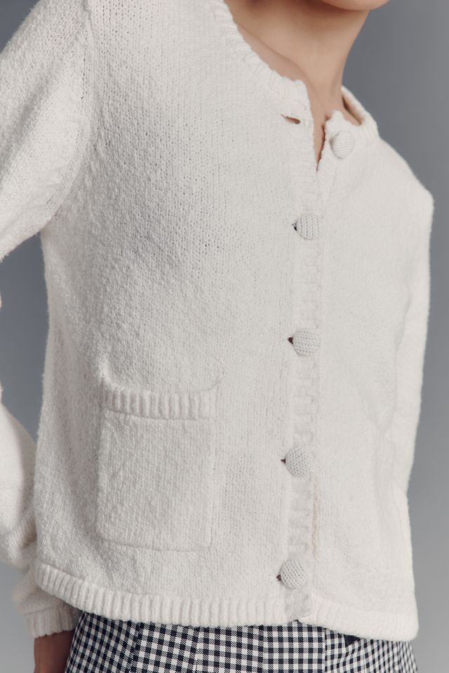 Michael Stars Opaline Crew-Neck Cardigan Sweater #1