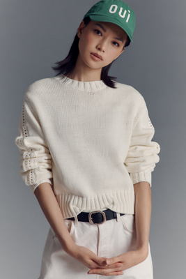 MICHAEL STARS MERLE CREW-NECK SWEATER 