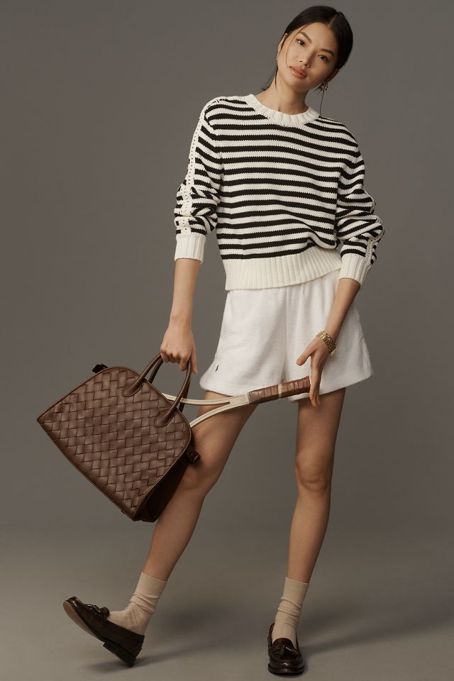 Michael Stars Merle Striped Crew-Neck Sweater #2