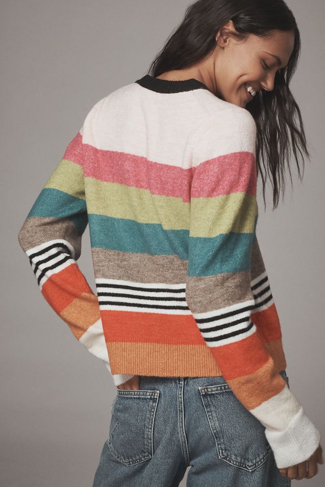 Michael Stars Irene Crew-Neck Stripe Sweater #1
