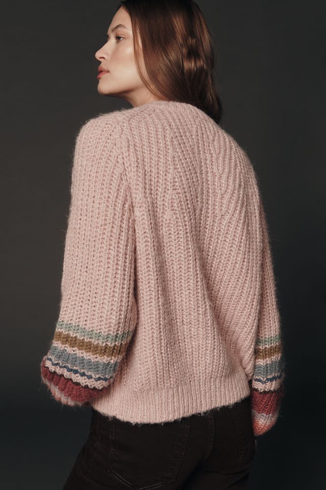 Michael Stars Lumi Stripe Sleeve Cardigan Sweater #3