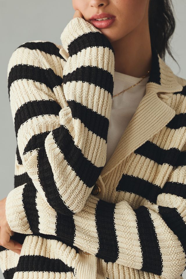 The Greta Polo Cardigan Sweater by Maeve #2