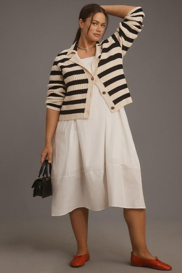 The Greta Polo Cardigan Sweater by Maeve #8