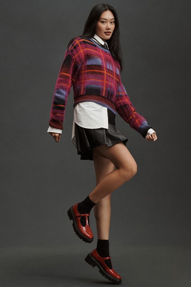 Maeve Long-Sleeve Eyelash Sweater #6