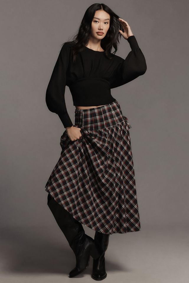 By Anthropologie Long-Sleeve Crop Sweater #3