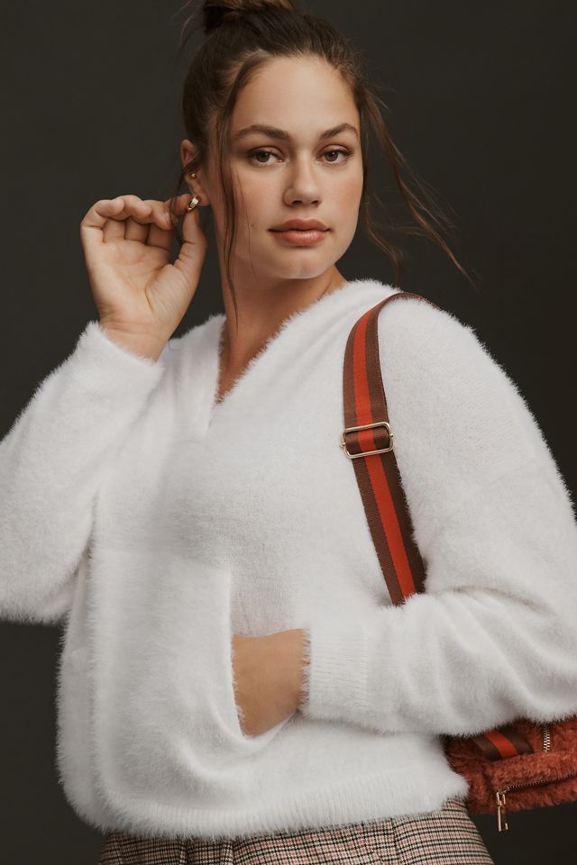 Pilcro Eyelash Hoodie Sweater #4