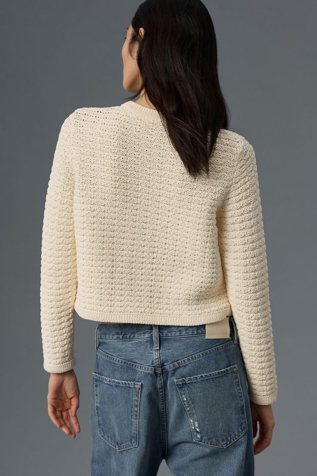 By Anthropologie Textured Cardigan Sweater #1