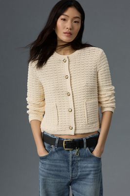 By Anthropologie Textured Cardigan Sweater | Anthropologie