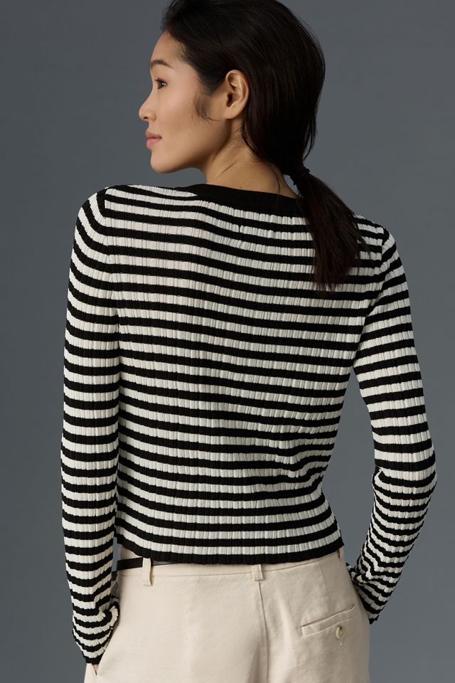 Maeve Sheer Cardigan Sweater #1