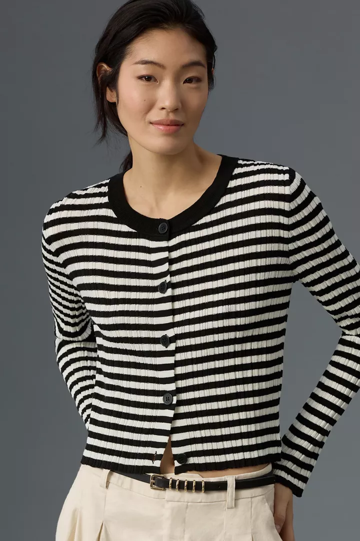 Maeve Sheer Cardigan Sweater