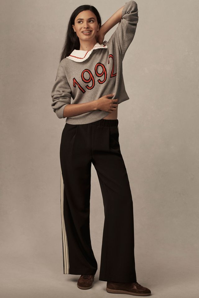 Maeve Collared Graphic Sweater #2