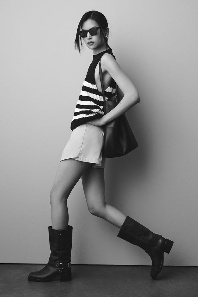 Pilcro Mock-Neck Swing Sweater Tank #3