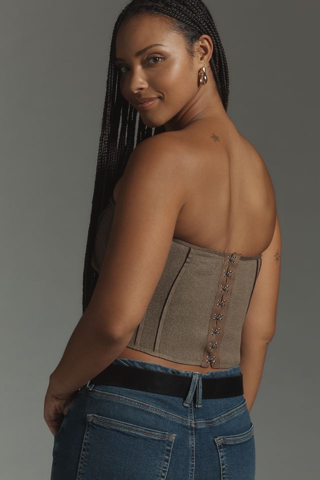 Pilcro Corset Sweater Top #5