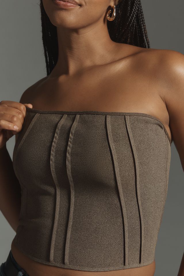 Pilcro Corset Sweater Top #6