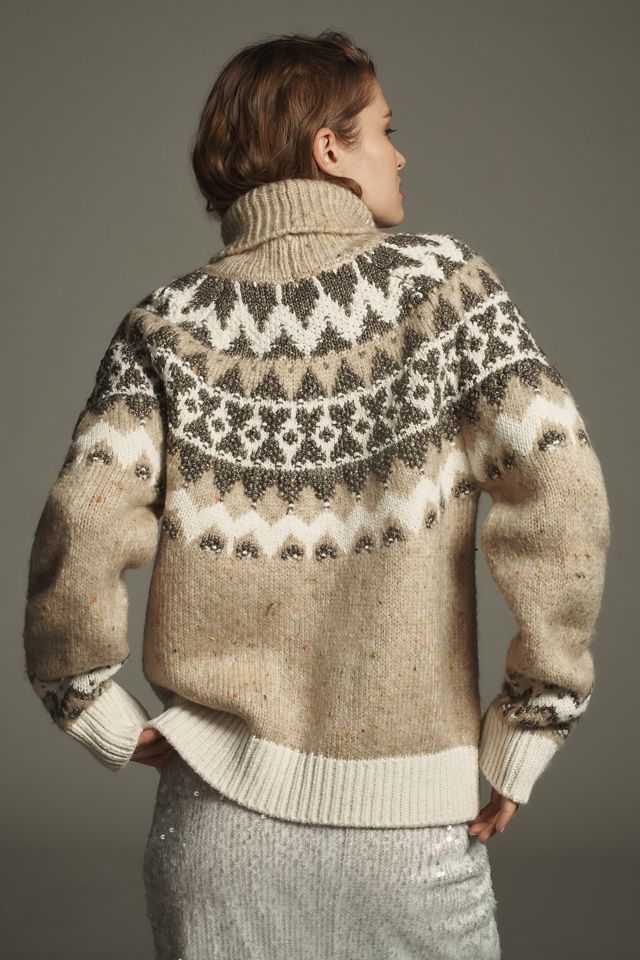 Pilcro Ribbed Turtleneck Sweater #3