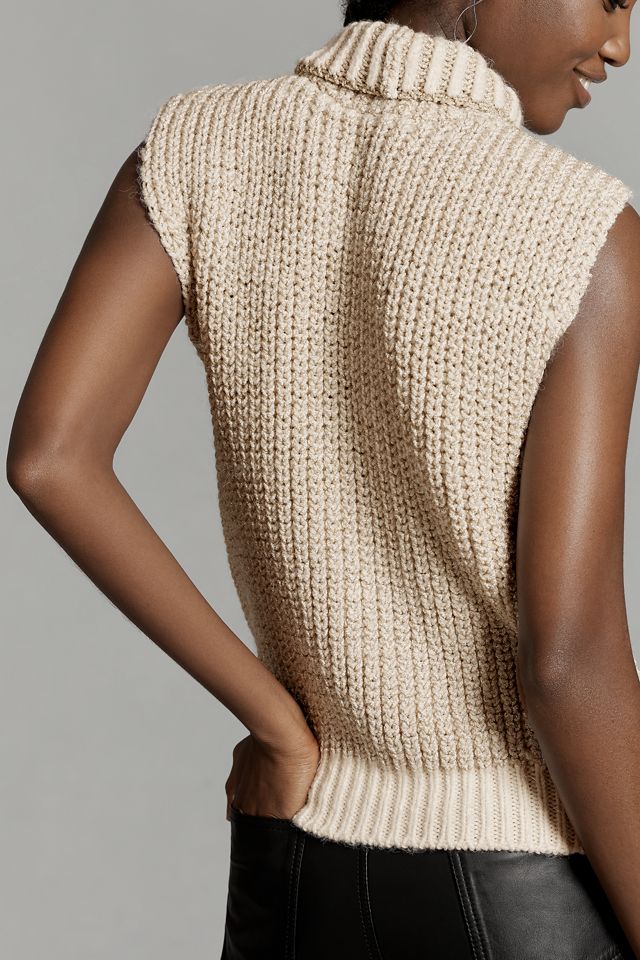 Pilcro Turtleneck Sweater Vest #4