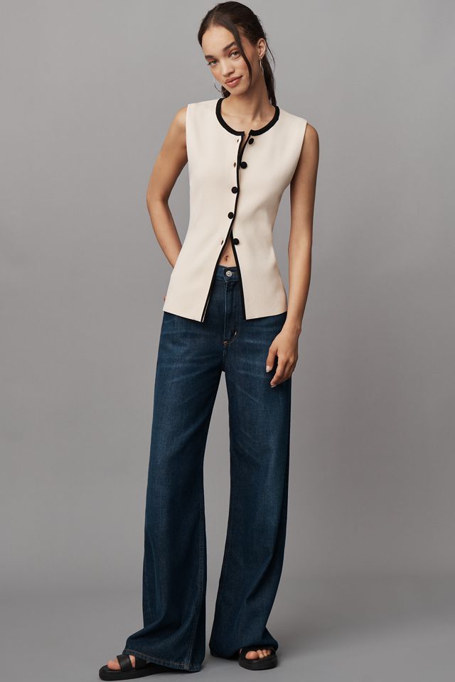 Maeve Crew-Neck Knit Vest #2