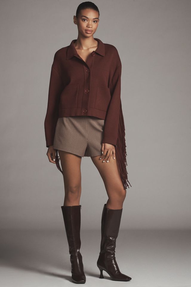 Essentiel Antwerp Fringed Cardigan Sweater #2