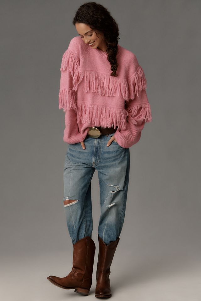 Essentiel Antwerp Johns Fringe Sweater #1
