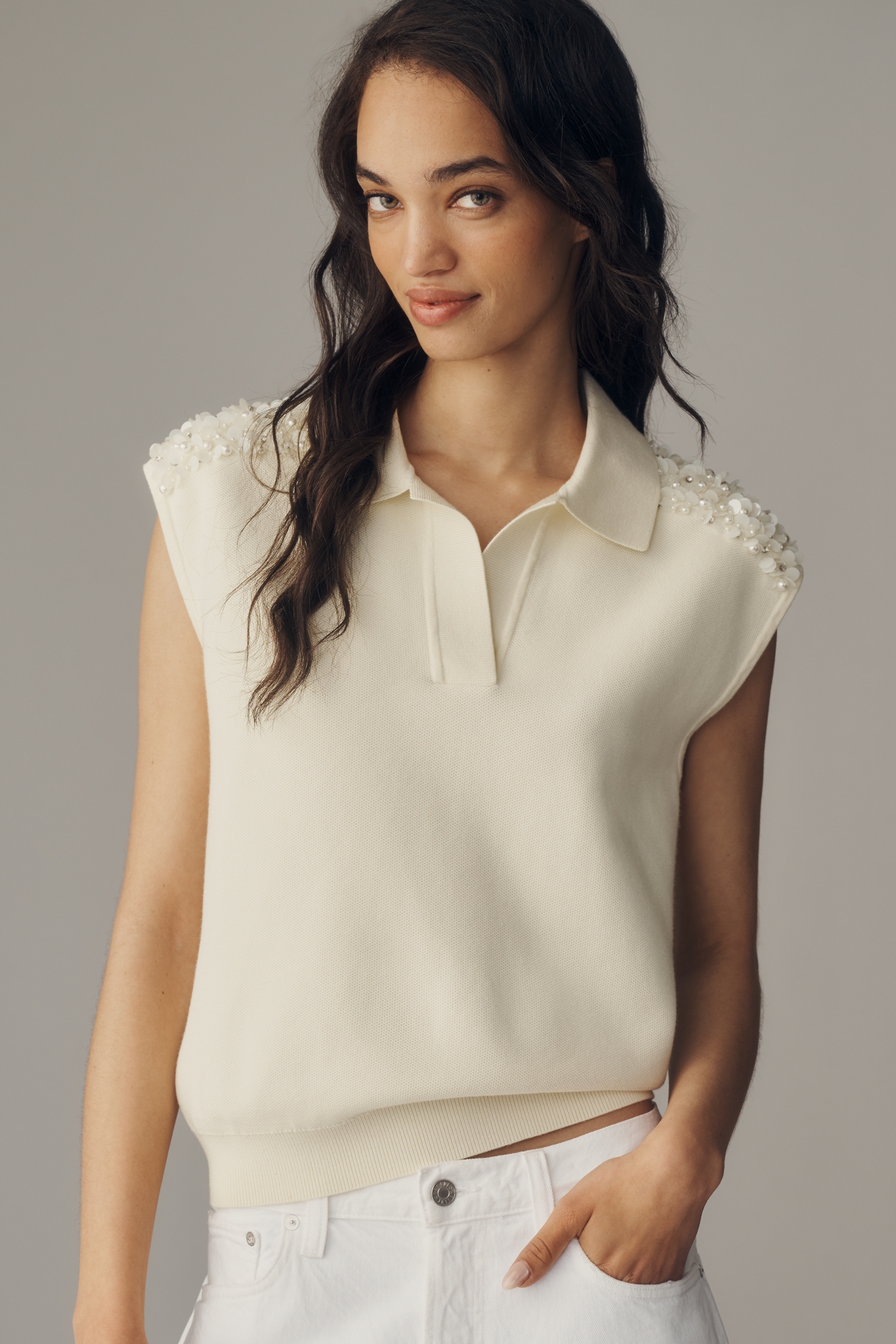 Essentiel Antwerp Joline Embellished Sweater