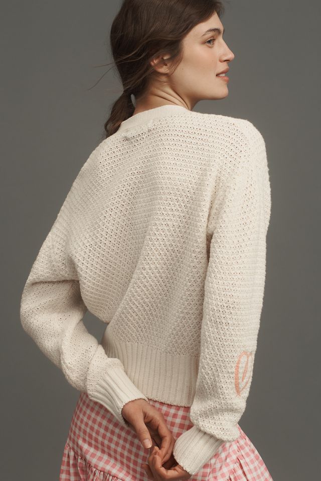 Scotch & Soda Long-Sleeve V-Neck Embroidered Cardigan #1