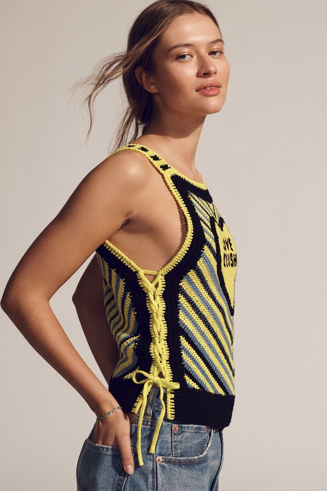 Scotch & Soda Crochet Love Crush Icon Sweater Tank Top | Anthropologie