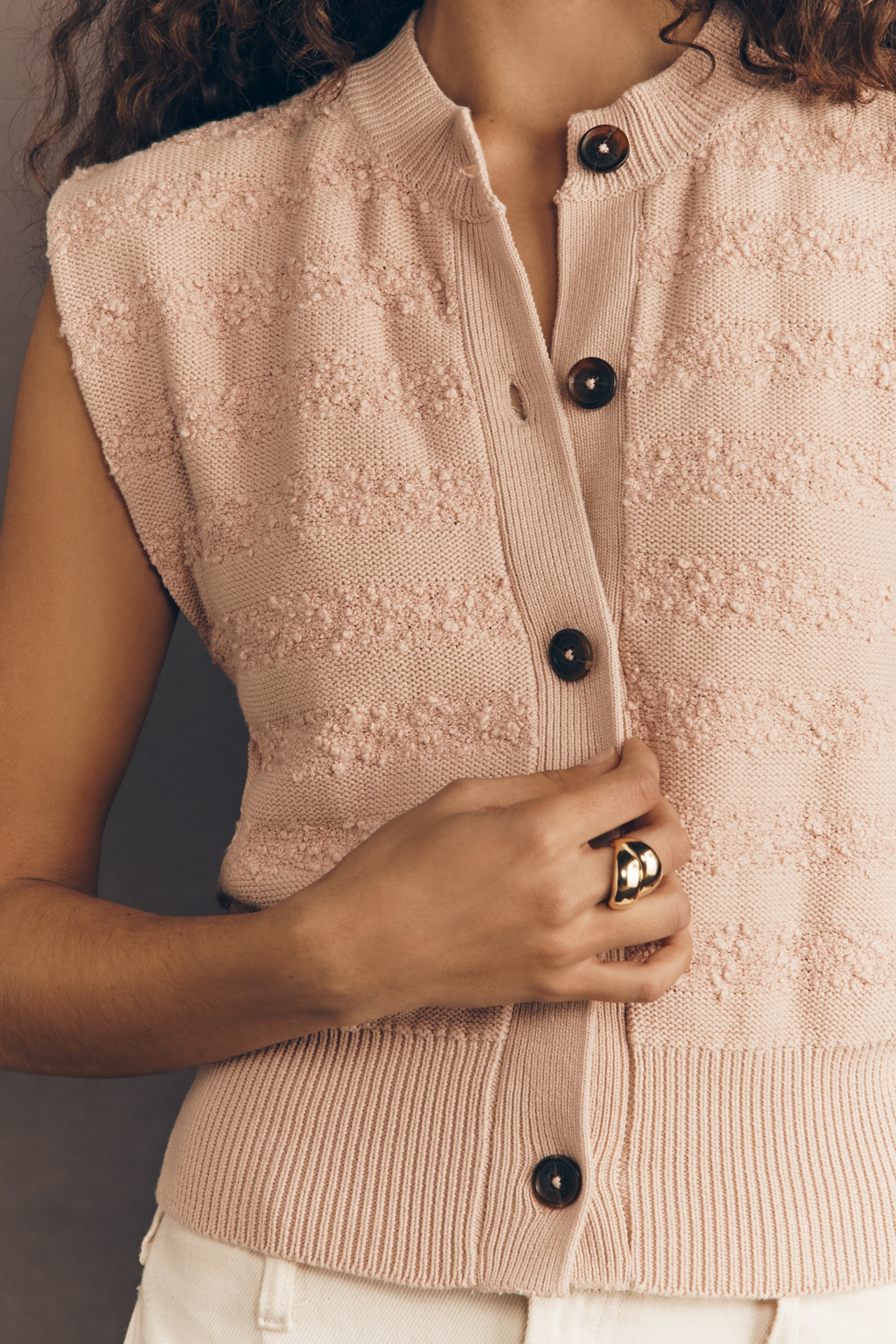 Scotch & Soda Boucle Striped Vest