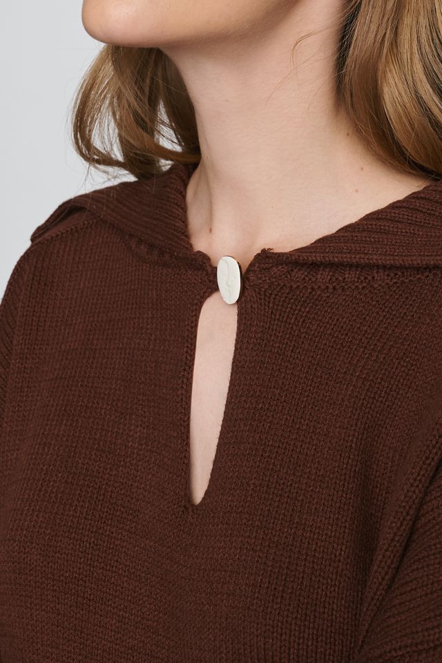 Scotch & Soda Collared Keyhole Sweater #3