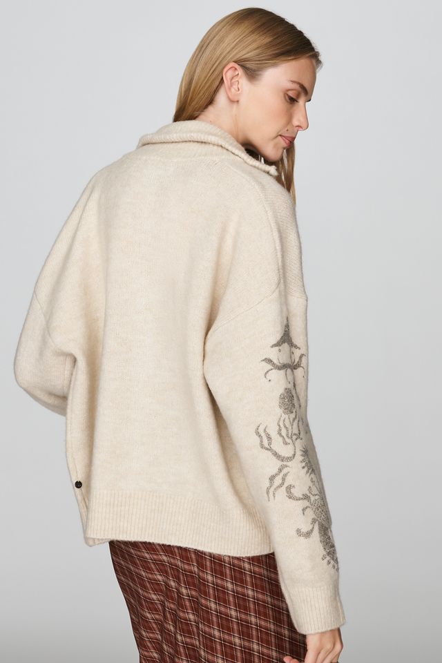 Scotch & Soda Printed Zip-Up Sweater #2