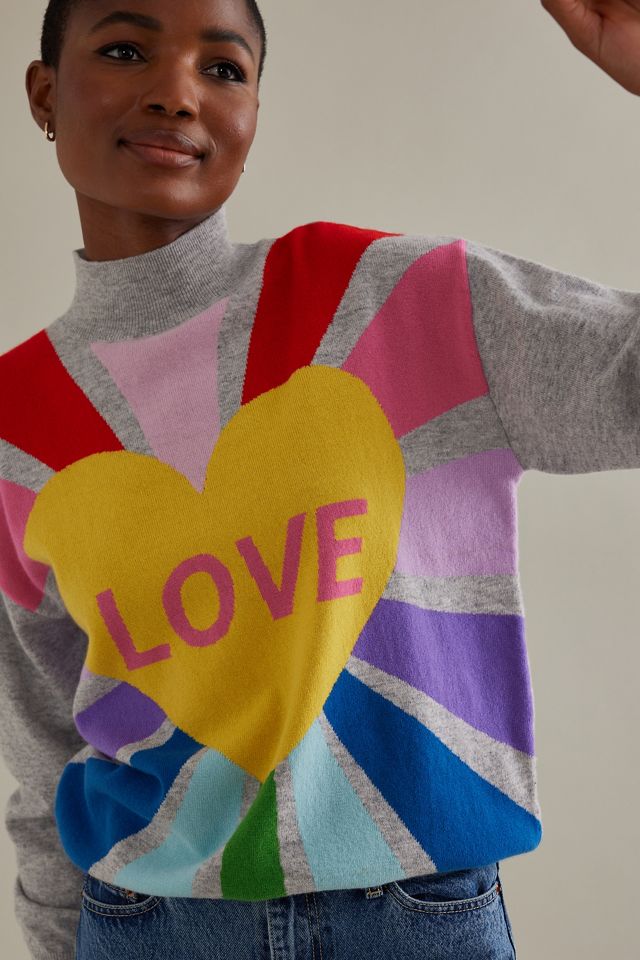 Pull arc-en-ciel Love Bezo #4