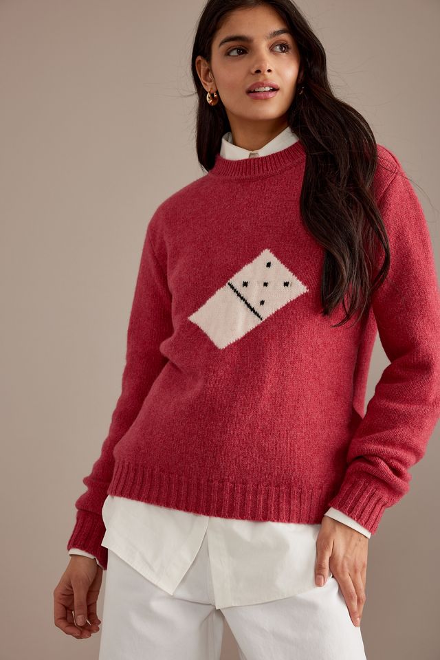 Blake LDN Domino Crew Neck Wool Jumper #1