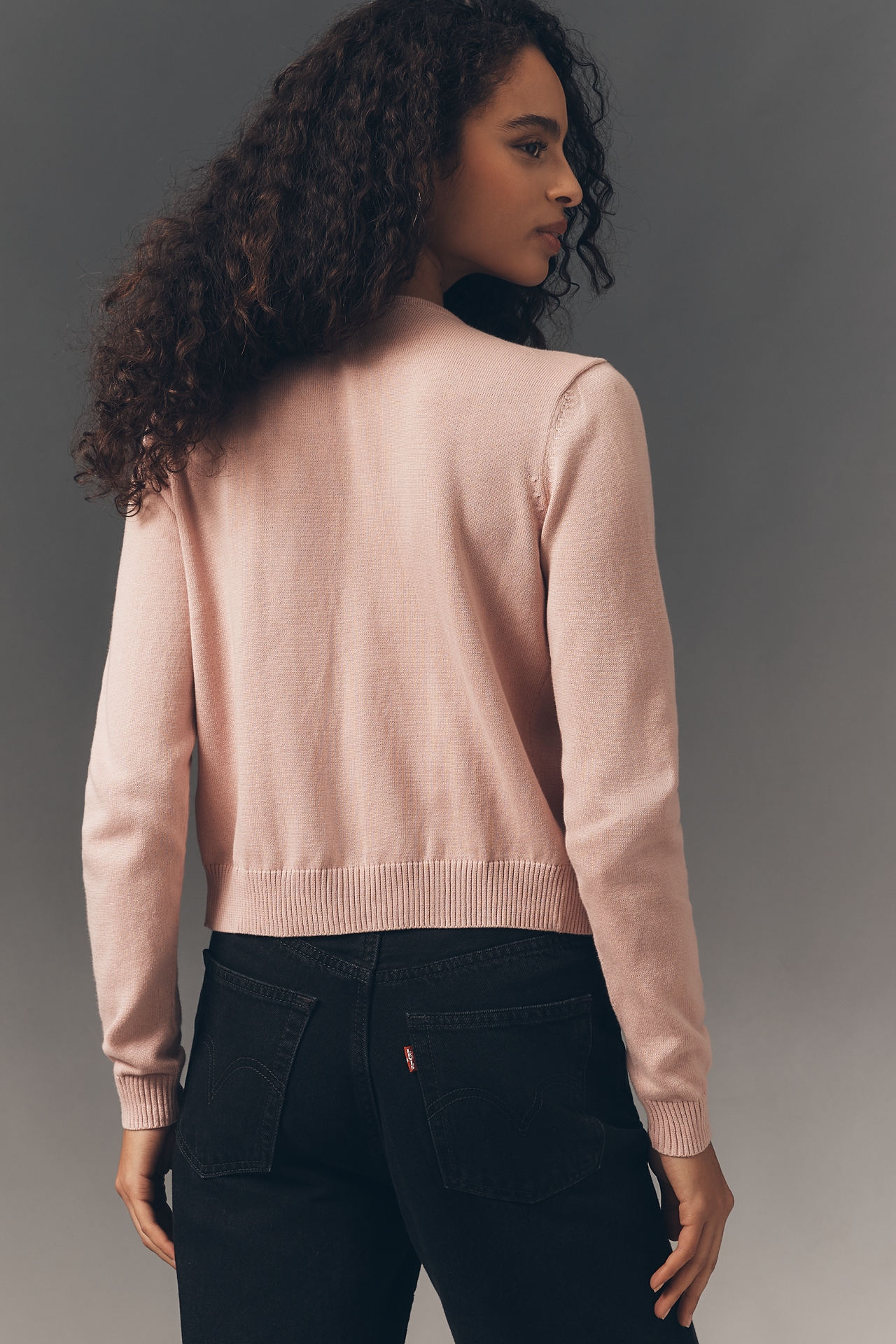 By Anthropologie Crystal Cardigan Sweater