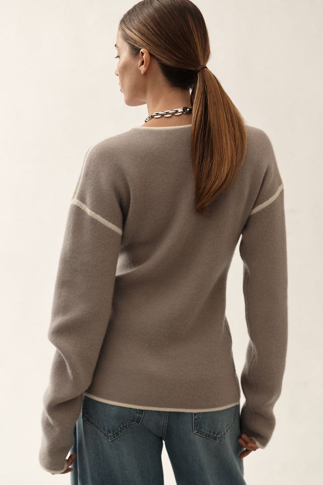 Derek Lam 10 Crosby Maslin Reversible Double-Face Cardigan #1