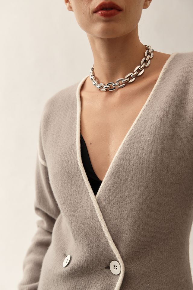 Derek Lam 10 Crosby Maslin Reversible Double-Face Cardigan #3
