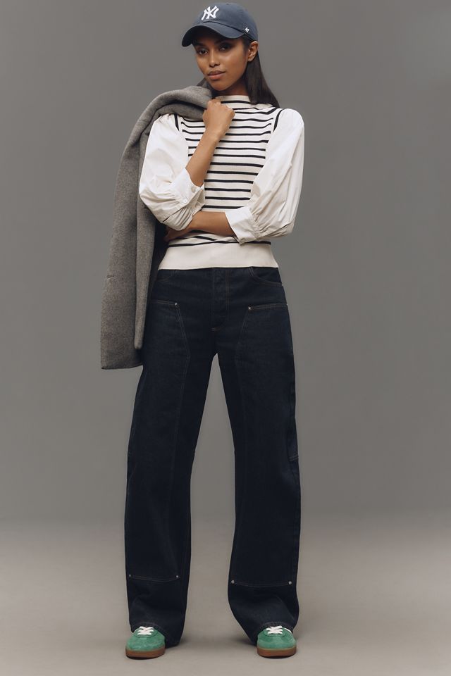Derek Lam 10 Crosby Tirza Mixed Media Sweater #2