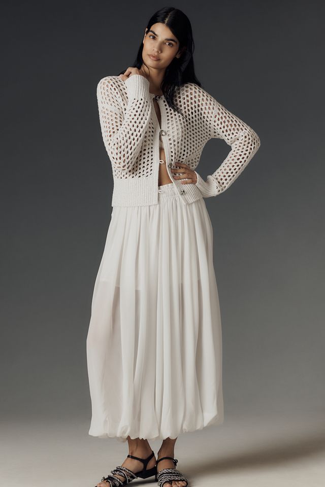 Derek Lam 10 Crosby Syvie Crochet Sequin Cardigan Sweater #3