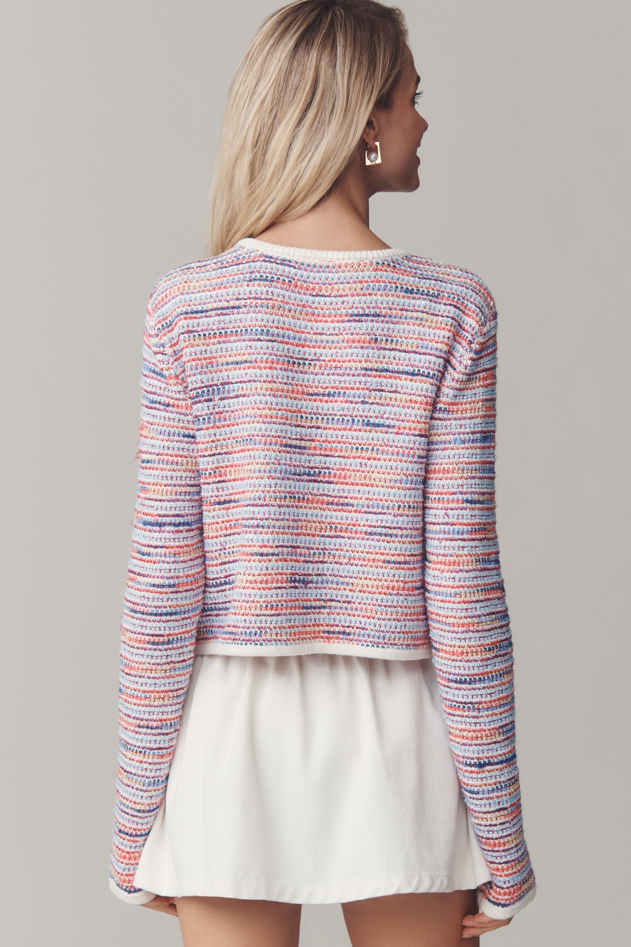 Derek Lam 10 Crosby Findley Spacedye Cardigan Sweater