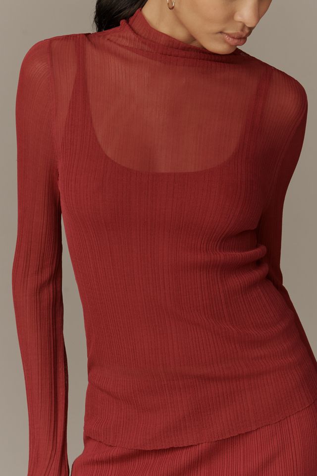 Derek Lam 10 Crosby Isolde Sheer Sweater #2