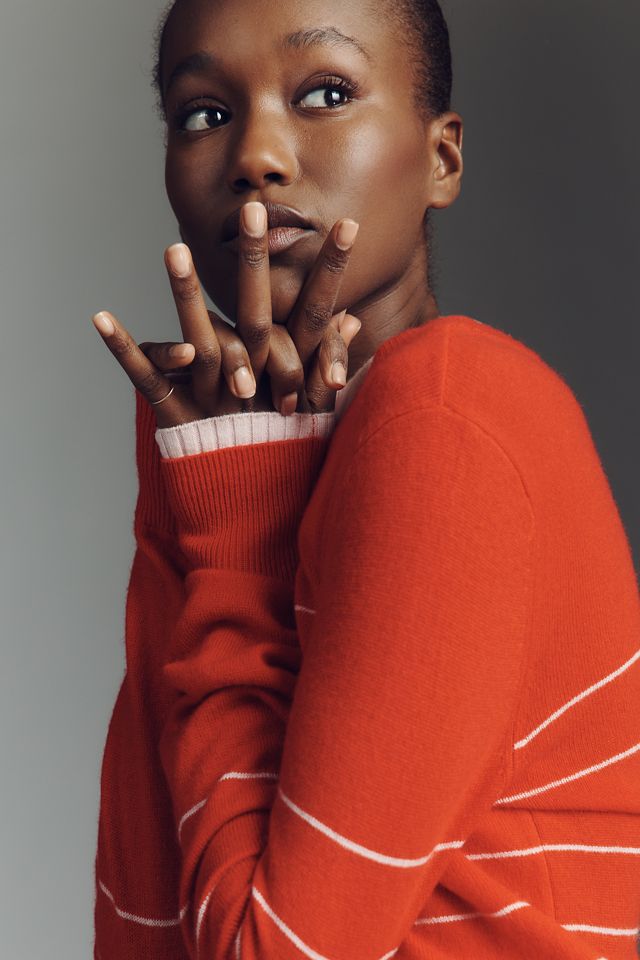 Derek Lam 10 Crosby Vernon Wool Cashmere Twofer Sweater