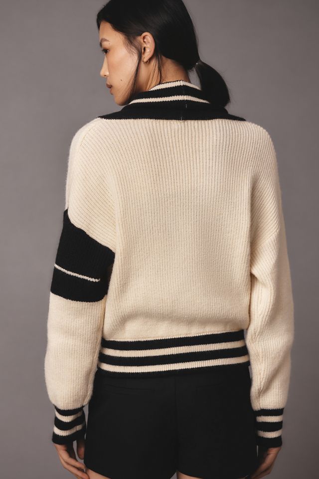 Another Mode Tipped Cardigan Sweater #1