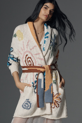 Lingua Franca Benetos Robe Cardigan Sweater