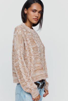 Pilcro Cable Knit Sweater