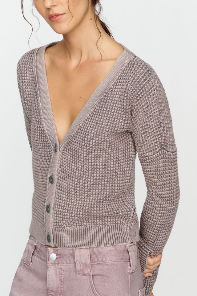 Pilcro Waffle Knit Cardigan #2