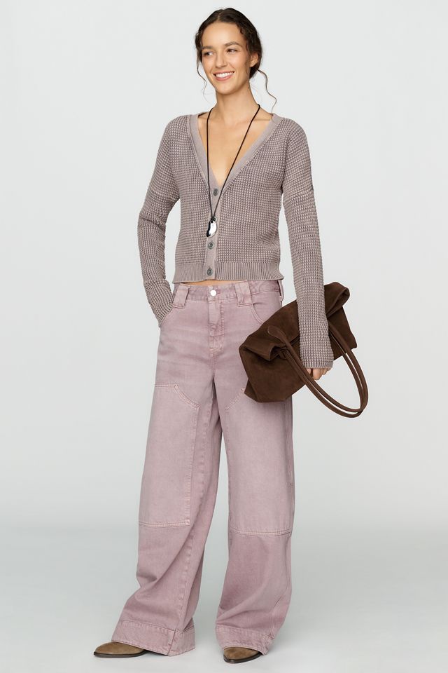 Pilcro Waffle Knit Cardigan #3