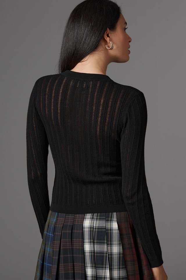 Love The Label Sarafina Pointelle Knit Sweater #1