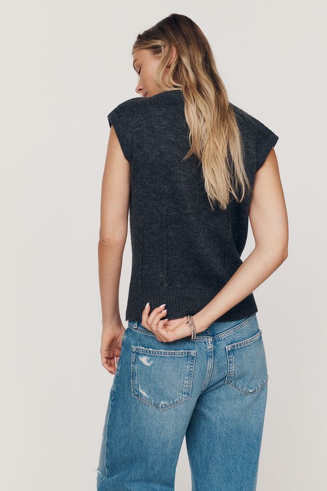 Pilcro Short-Sleeve Two-Way Zip Cardigan Sweater #2