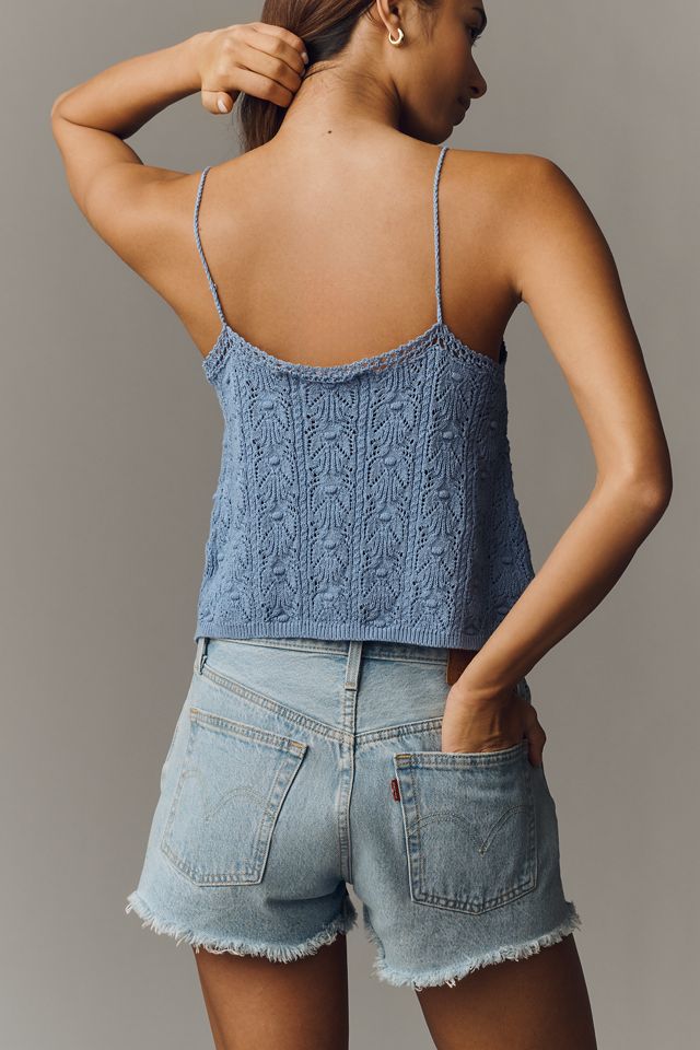 RAISONNEL Pointelle Knit Tank #2