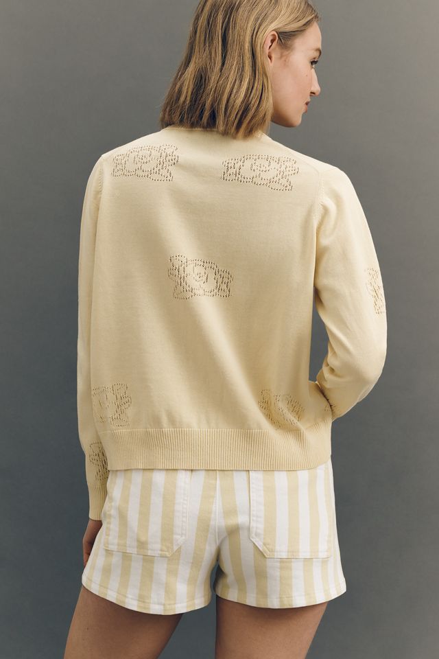 The Tiny Big Sister 100% Cotton Floral Cardigan #1