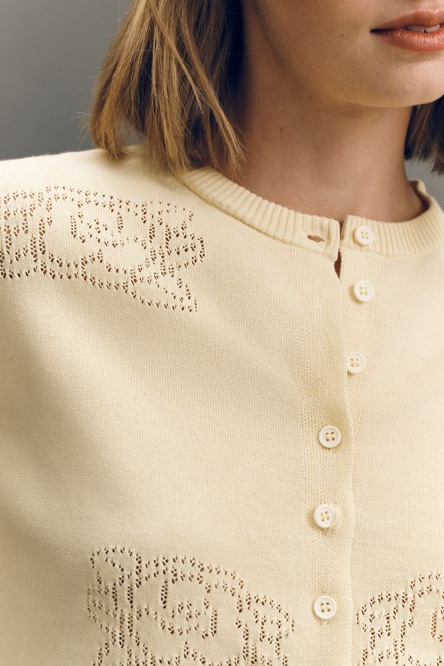 The Tiny Big Sister 100% Cotton Floral Cardigan #3
