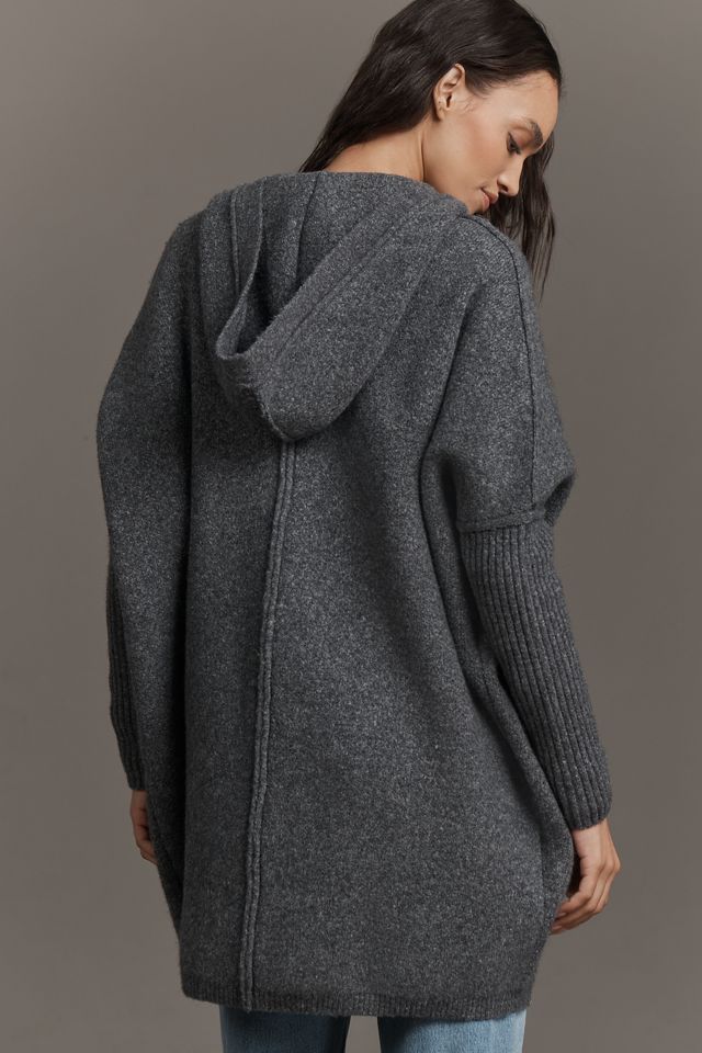 Pilcro Oversized Hooded Cocoon Cardigan Sweater #1
